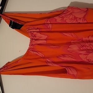 Kate and Lily Orange Red dress size 4